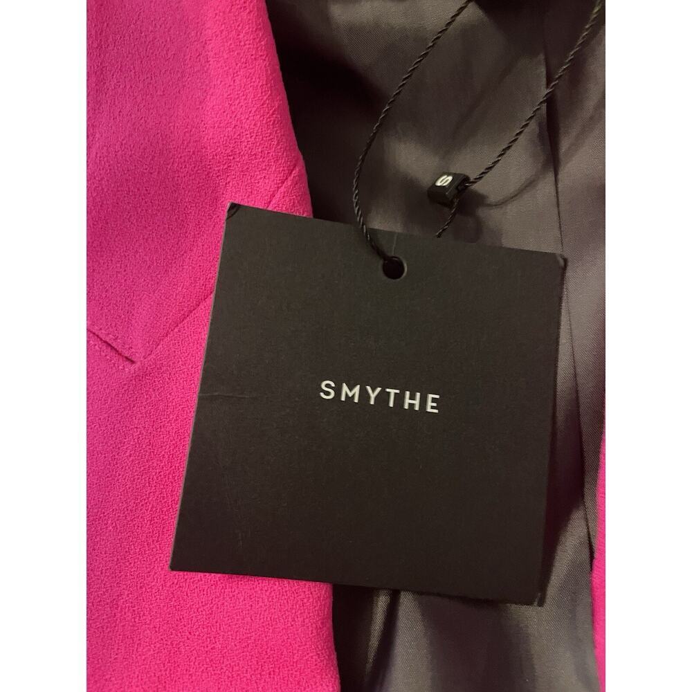 Smythe Pink Not a DB Double Breasted Blazer Jacket Pagoda 10 Hot Pink $795 NWT - Picture 8 of 8